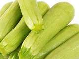 Courgettes blanches au four