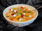 Salade Pâtes Melon Feta