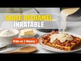 Sauce béchamel crémeuse en 5 minutes – idéale pour gratins et lasagnes