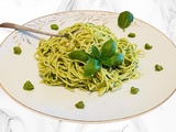 Spaghettis Au Pesto Maison