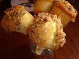 Muffin-pops roquefort et noix