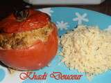 Tomates farcies au curry