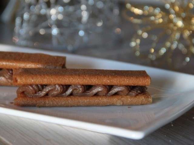 Bouchées à la crème de marrons et crêpes dentelles - Le Pays des  Gourmandises