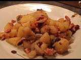 Tour en cuisine #82 : Poêlée pommes de terre lardons champignons