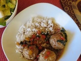 Boulettes de dindon, façon orientale