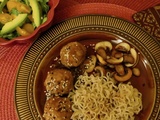 Boulettes de porc, sauce à l’orientale