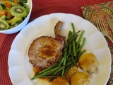 Côtelettes de porc au rhum et à l’orange