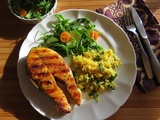 Darnes de saumon bbq aux saveurs indiennes, bis