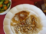 Escalopes de poulet, sauce à la chinoise