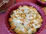 Étagé de poulet Méditerranée gratiné