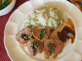 Filet de porc farci au pesto express
