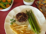 Galettes de veau et sa sauce mayo-menthe