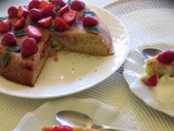Gâteau amandine aux fraises, bis