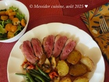 Magret de canard, sauce à l’estragon