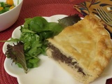 Pâté au veau et au poulet rôti, façon tourtière