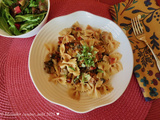 Pâtes courtes, sauce rosée à l’italienne