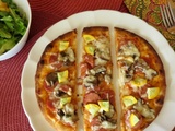 Petites pizzas au chorizo