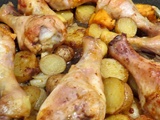 Pilons de poulet sur plaque de Geneviève