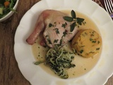 Poulet rôti au beurre de sauge, bis