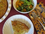 Quiche à la truite et aux courgettes