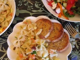 Salade de pâtes au saumon fumé
