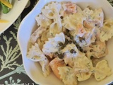 Salade de pâtes courtes aux deux saumons