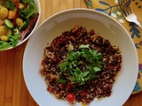 Salade tiède de quinoa au thon