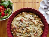 Strata au jambon à la grecque
