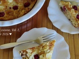 Tarte de paresseuse, framboises et poires