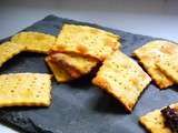 Crackers à la farine de maïs, millet et romarin