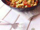 Chinese Recipe : Wok au poulet & petits légumes