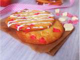 Cookies Moelleux au Chocolat blanc & Pralines Roses : ou Cookies Girly