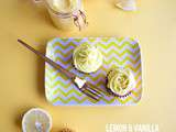 Cupcakes vanille et citron