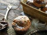 Muffins à la pâte à tartiner chocolat – noisettes