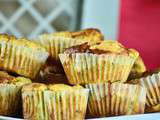Muffins aux lardons, butternut et Comté