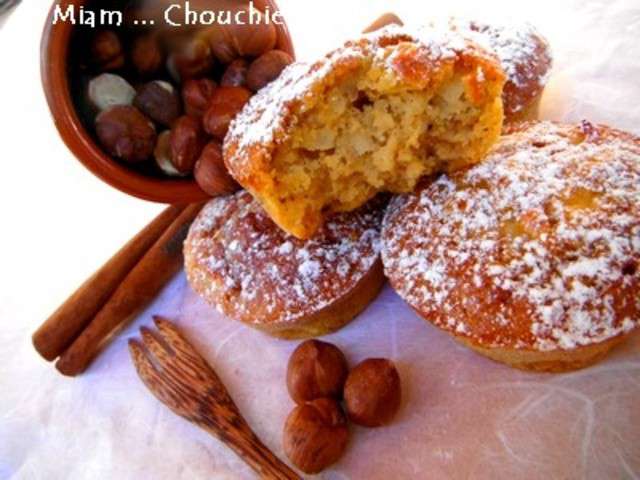 Muffins de Noël (chocolat-noisette) pour les enfants, recette végétalienne  - La fée Stéphanie