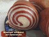 Mantou spirale au chocolat