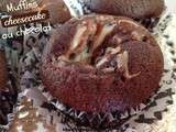 Muffins cheesecake au chocolat