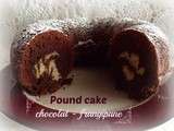 Pound cake chocolat frangipane