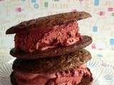 Sandwich à la glace Red velvet