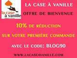 Code promotion   La Case à Vanille