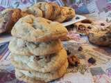 Cookies moelleux aux noix de Pécan et à la pâte à tartiner