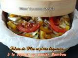 Filets de Plie & p'tits légumes à la vapeur panier Bambou