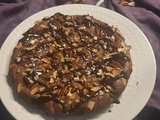   miam   Brownie gourmands au noix, noix de pecan et chips de coco