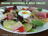 ღ   miam   Salade composée & œuf mollet
