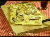 Pizza Normande en Duo Pizza Artichaut and co