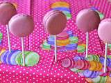 Macarons chamallows version sucettes
