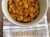 Curry de Lentilles, Quinoa et Carottes aux Amandes