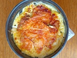 Gratin courgette jambon
