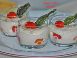 Bavarois de tomates au basilic